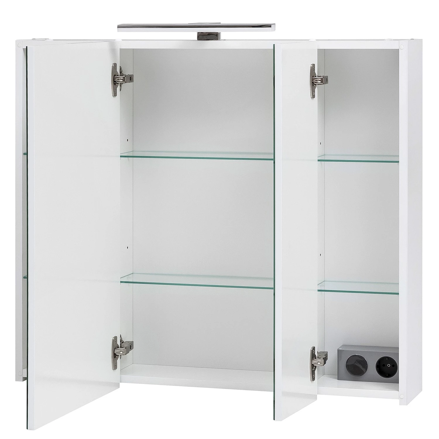 Schildmeyer Armoire de toilette Limone II - Éclairage inclus - Blanc 5 Schildmeyer Armoire de toilette Limone II - Éclairage inclus - Blanc – Image 3