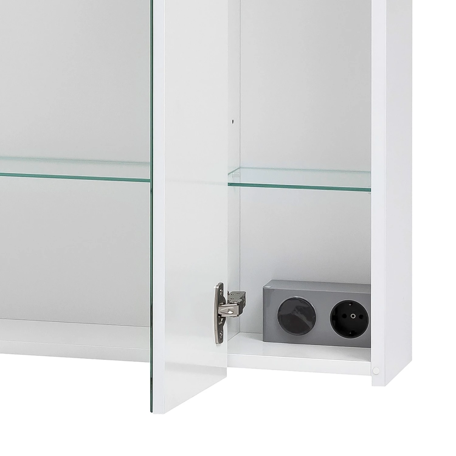 Schildmeyer Armoire de toilette Limone II - Éclairage inclus - Blanc 8 Schildmeyer Armoire de toilette Limone II - Éclairage inclus - Blanc – Image 6