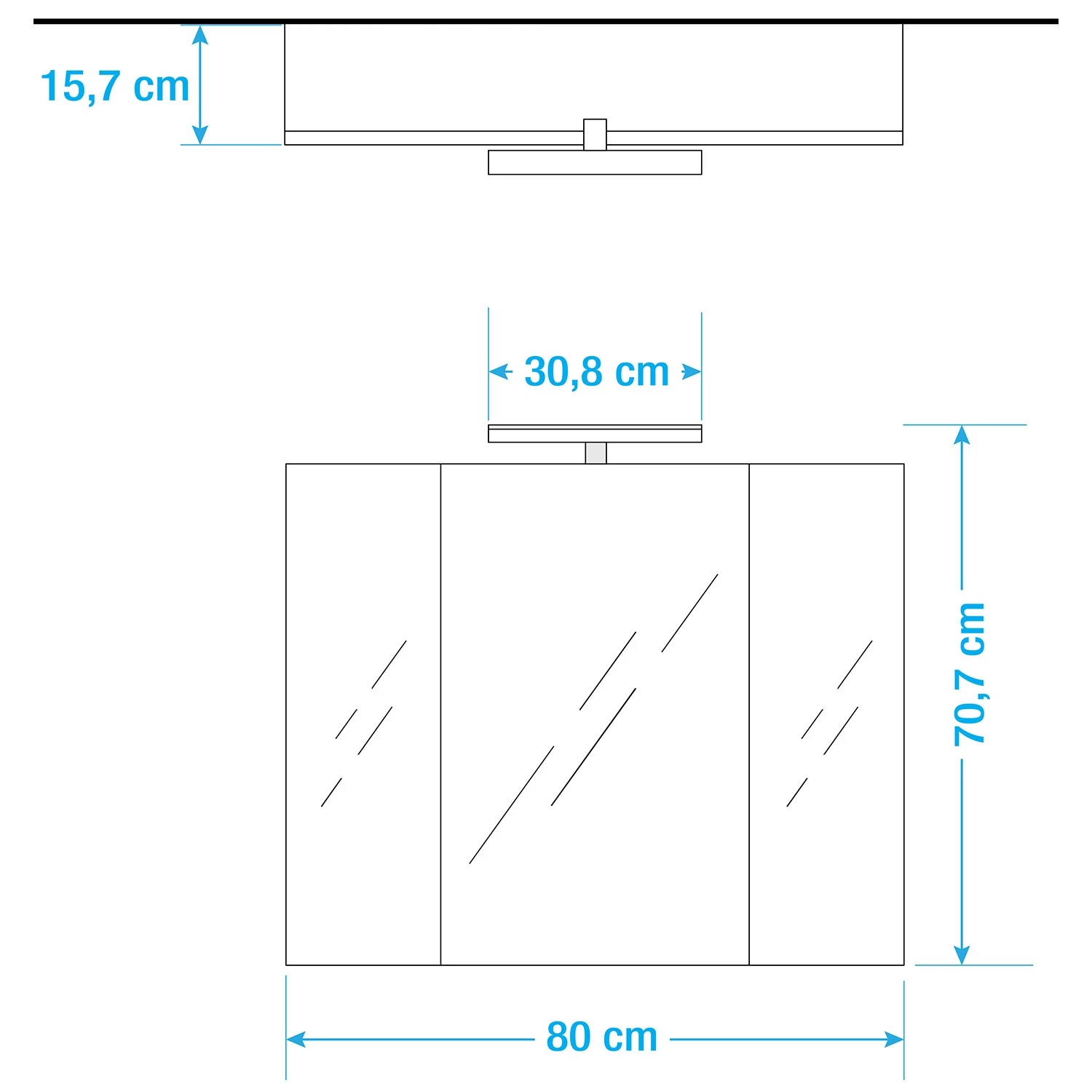 Schildmeyer Armoire de toilette Limone II - Éclairage inclus - Blanc 9 Schildmeyer Armoire de toilette Limone II - Éclairage inclus - Blanc – Image 7