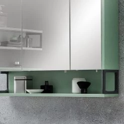 Schildmeyer Armoire de toilette Limone I - Éclairage inclus - Menthe -Meubles de salle de bain Soldes 2022 1000208889 201013 14314700012 DETAILS P000000001000208889