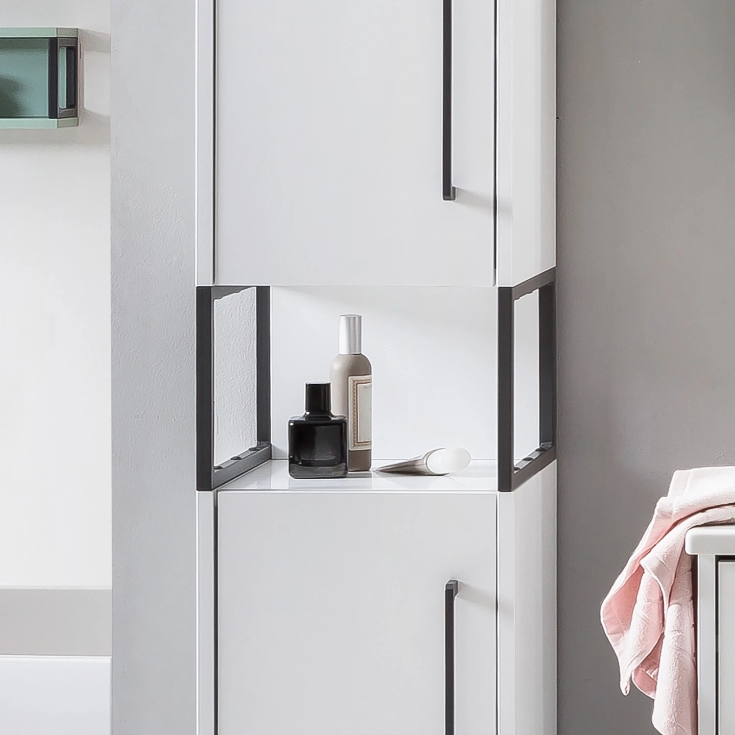 Schildmeyer Salle de bain Limone II (3 éléments) - Éclairage inclus - Blanc 18 Schildmeyer Salle de bain Limone II (3 éléments) - Éclairage inclus - Blanc – Image 16