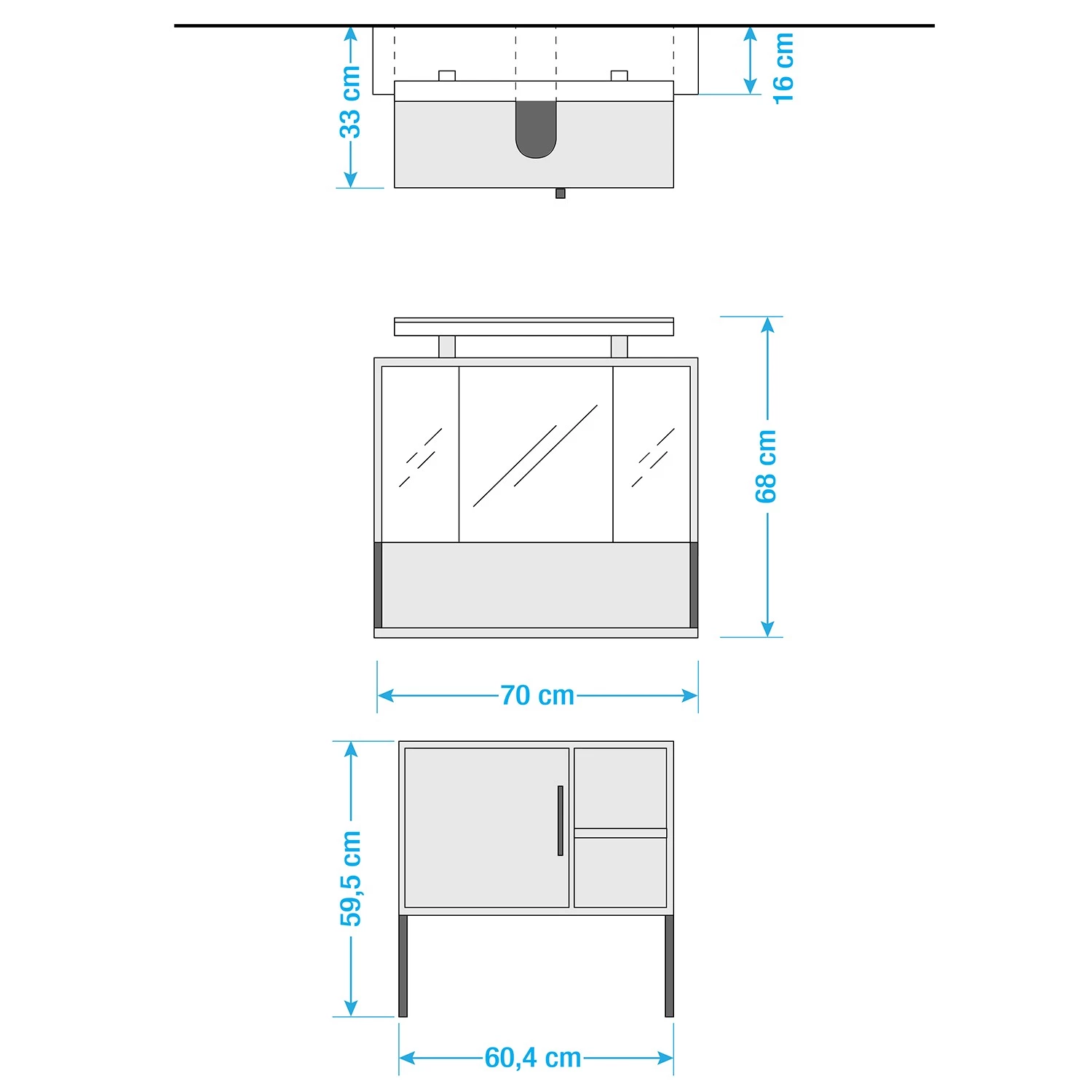 Schildmeyer Salle de bain Limone I (2 éléments) - Éclairage inclus - Menthe 18 Schildmeyer Salle de bain Limone I (2 éléments) - Éclairage inclus - Menthe – Image 16