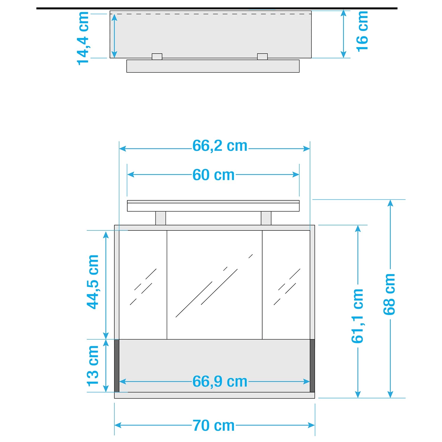 Schildmeyer Salle de bain Limone I (2 éléments) - Éclairage inclus - Menthe 19 Schildmeyer Salle de bain Limone I (2 éléments) - Éclairage inclus - Menthe – Image 17