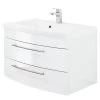 Posseik Meuble avec vasque Luna - Blanc brillant - Largeur : 82 cm 1 Posseik Meuble avec vasque Luna - Blanc brillant - Largeur : 82 cm -Meubles de salle de bain Soldes 2022 1000209303 200414 13465100058 IMAGE P000000001000209303