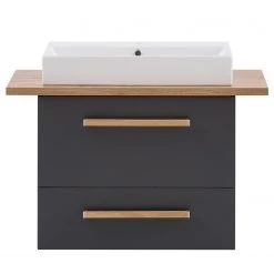 Schildmeyer Meuble avec vasque Duo - Anthracite - Largeur : 82 cm -Meubles de salle de bain Soldes 2022 1000209329 200417 11074100028 DETAILS P000000001000209329