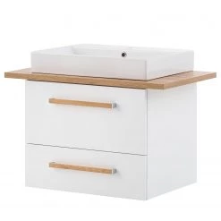 Schildmeyer Meuble avec vasque Duo - Blanc - Largeur : 82 cm