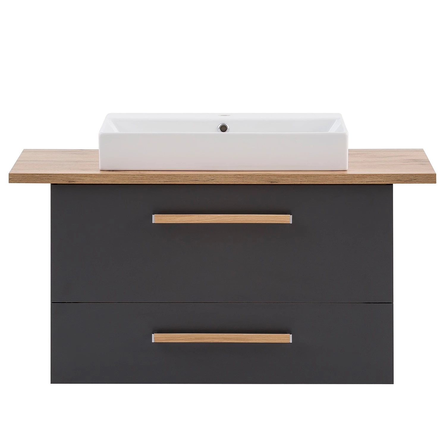 Schildmeyer Meuble avec vasque Duo - Anthracite - Largeur : 102 cm 6 Schildmeyer Meuble avec vasque Duo - Anthracite - Largeur : 102 cm – Image 4