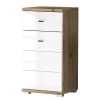 Giessbach Armoire basse Wyntoon - Blanc brillant / Imitiation chêne -Meubles de salle de bain Soldes 2022 1000209425 200429 10393300001 IMAGE P000000001000209425