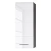 Trendteam Meuble haut Storm - Blanc brillant / Gris