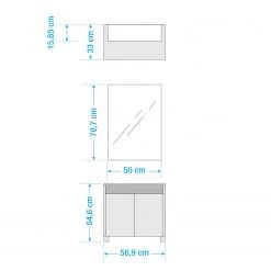 Schildmeyer Salle de bain Cosmo I (2 éléments) - Anthracite -Meubles de salle de bain Soldes 2022 1000210993 200422 06483300037 SKETCH DETAILS P000000001000210993 sketch
