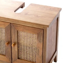 Ars manufacti Meuble sous lavabo Wiva - Manguier massif / Vannerie - Manguier -Meubles de salle de bain Soldes 2022 1000211699 201204 06095100028 DETAILS P000000001000211699