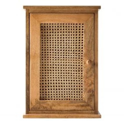 Ars manufacti Armoire suspendue Wiva - Manguier massif / Vannerie - Manguier -Meubles de salle de bain Soldes 2022 1000211702 201204 06100200033 DETAILS P000000001000211702