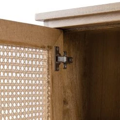 Ars manufacti Armoire suspendue Wiva - Manguier massif / Vannerie - Manguier -Meubles de salle de bain Soldes 2022 1000211702 201204 06100800037 DETAILS P000000001000211702