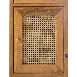 Ars manufacti Armoire colonne Wiva - Manguier massif / Vannerie - Manguier -Meubles de salle de bain Soldes 2022 1000211703 201204 06102800049 DETAILS P000000001000211703