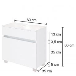Giessbach Meuble sous lavabo Verciano - Blanc mat -Meubles de salle de bain Soldes 2022 1000214523 200603 14254500172 SKETCH DETAILS P000000001000214523 sketch