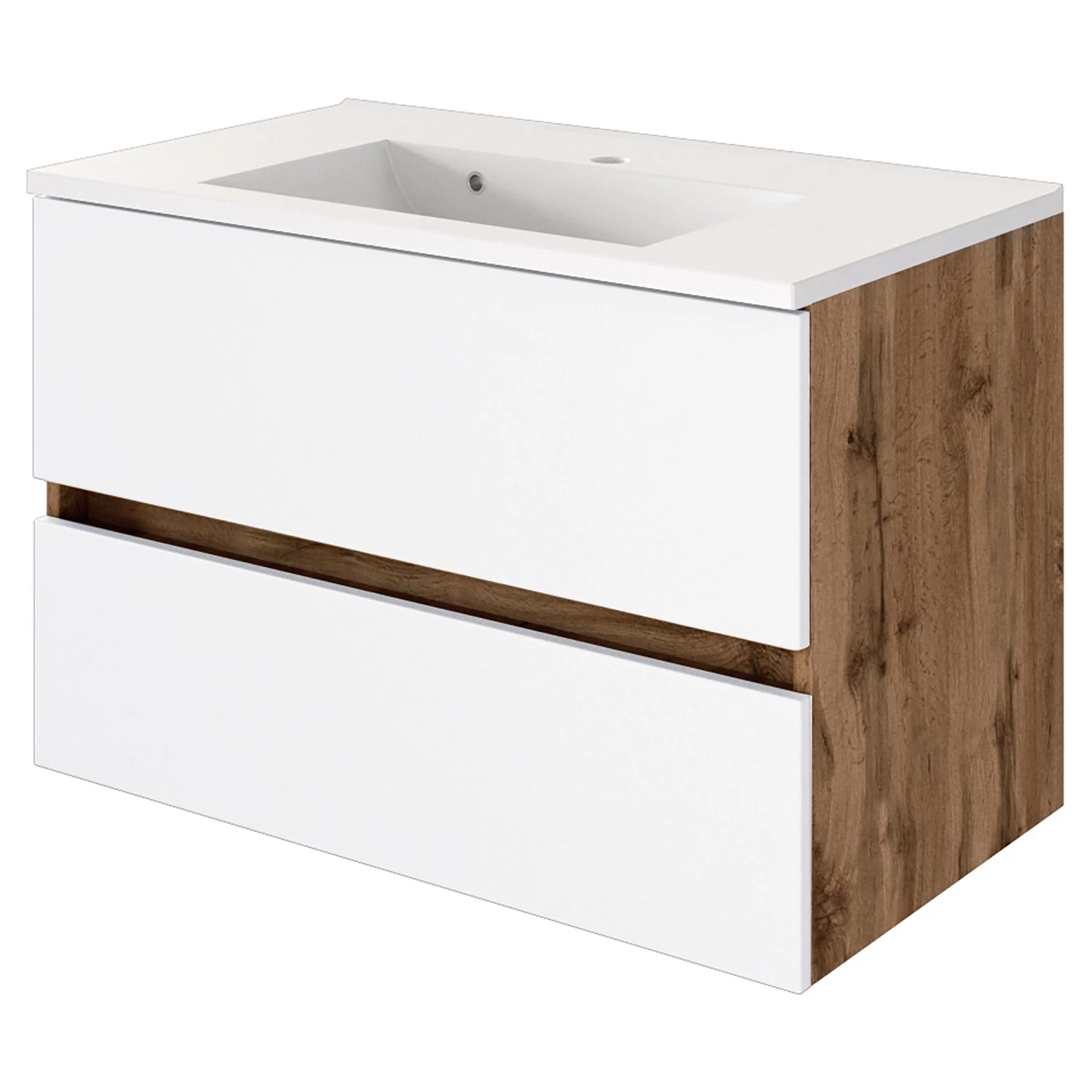 Giessbach Meuble avec vasque Verciano - Blanc mat - Largeur : 80 cm 3 Giessbach Meuble avec vasque Verciano - Blanc mat - Largeur : 80 cm