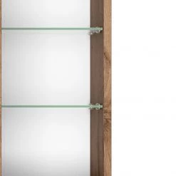 Giessbach Armoire de toilette Davos II - Avec éclairage - Imitation chêne sauvage - Largeur : 100 cm -Meubles de salle de bain Soldes 2022 1000214846 200616 06350900078 DETAILS P000000001000214846