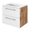 Giessbach Meuble avec vasque Davos IV - Imitation chêne wotan / Blanc - Largeur : 60 cm 1 Giessbach Meuble avec vasque Davos IV - Imitation chêne wotan / Blanc - Largeur : 60 cm -Meubles de salle de bain Soldes 2022 1000214859 200616 06370500136 IMAGE P000000001000214859