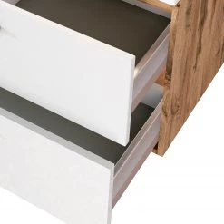 Giessbach Meuble avec vasque Davos IV - Imitation chêne wotan / Blanc - Largeur : 60 cm -Meubles de salle de bain Soldes 2022 1000214859 200616 06371200141 DETAILS P000000001000214859