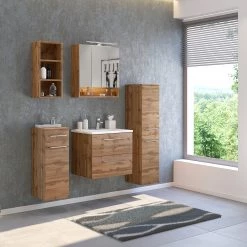 Giessbach Meuble avec vasque Davos IV - Imitation chêne wotan - Largeur : 60 cm -Meubles de salle de bain Soldes 2022 1000214863 200616 06381700184 MOOD DETAILS P000000001000214863 mood