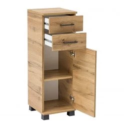 Schildmeyer Meuble bas Nora - Imitation chêne rustique -Meubles de salle de bain Soldes 2022 1000215485 200612 10230600023 DETAILS P000000001000215485