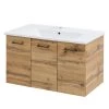 Schildmeyer Meuble avec vasque Niko - Imitation chêne rustique 2 Schildmeyer Meuble avec vasque Niko - Imitation chêne rustique -Meubles de salle de bain Soldes 2022 1000215490 200618 10233700059 IMAGE P000000001000215490