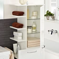 Pelipal Armoire de salle de bain Filo II - Blanc brillant -Meubles de salle de bain Soldes 2022 1000215525 200626 06085300071 DETAILS P000000001000215525