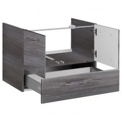 Pelipal Meuble avec vasque TiberioQuickset 341 I - Avec vasque en fonte minérale - Graphite - Largeur : 100 cm -Meubles de salle de bain Soldes 2022 1000215556 210325 08255100005 DETAILS P000000001000215556