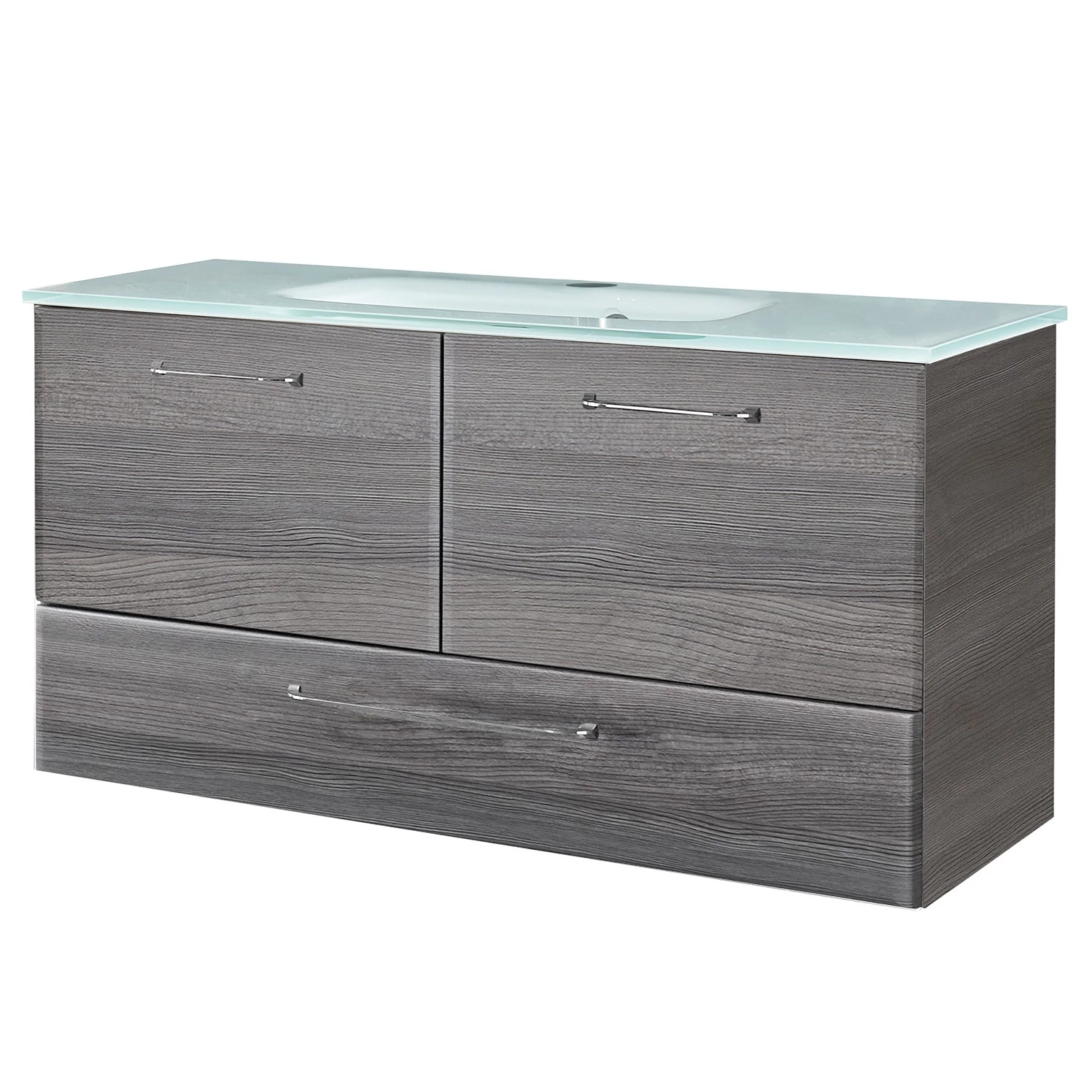 Pelipal Meuble avec vasque Filo II - Avec vasque en verre - Graphite - Largeur : 100 cm 3 Pelipal Meuble avec vasque Filo II - Avec vasque en verre - Graphite - Largeur : 100 cm