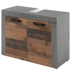 Red Living Meuble sous lavabo Crick - Imitation béton