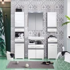 Trendteam Armoire de toilette Storm Light - Imitation chêne de Sardaigne gris cendré -Meubles de salle de bain Soldes 2022 1000218760 200716 17084800008 MOOD DETAILS P000000001000218760 mood