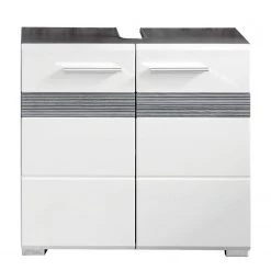 Trendteam Salle de bain Storm Light II (3 élém.) - Blanc brillant / Imitation chêne de Sardaigne gris cendré -Meubles de salle de bain Soldes 2022 1000218772 200716 17102400078 DETAILS P000000001000218772