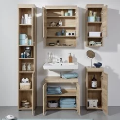 Trendteam Meuble haut Runner - Imitation chêne brut de sciage -Meubles de salle de bain Soldes 2022 1000218780 200717 11213700025 MOOD DETAILS P000000001000218780 mood