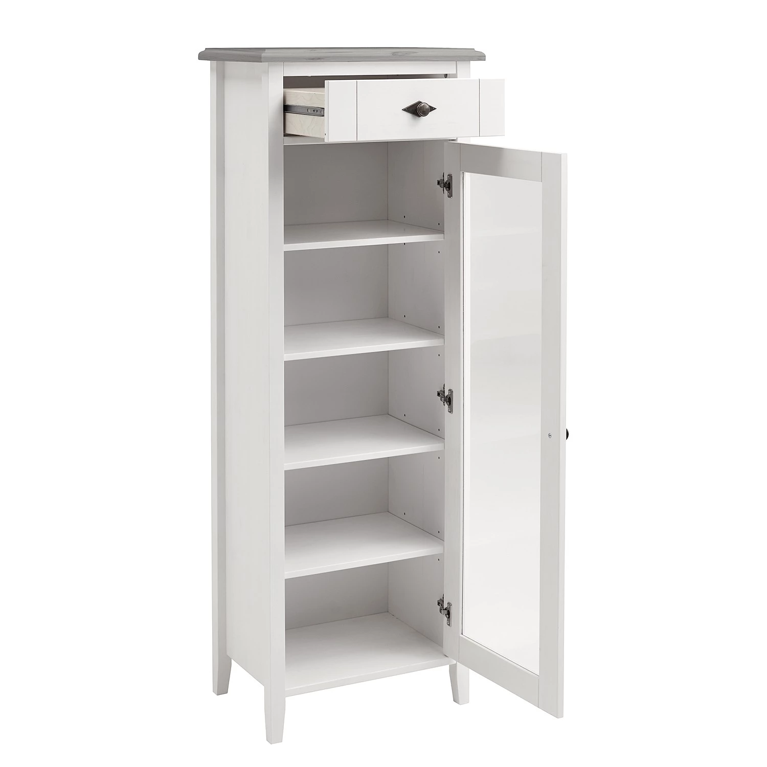 Maison Belfort Colonne de salle de bain Bergen - Pin massif - Epicéa blanc / Epicéa gris 5 Maison Belfort Colonne de salle de bain Bergen - Pin massif - Epicéa blanc / Epicéa gris – Image 3