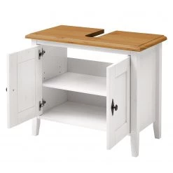 Maison Belfort Meuble sous vasque Bergen - Pin massif - Epicéa blanc / Epicéa lessivé -Meubles de salle de bain Soldes 2022 1000220056 211122 08330303379 DETAILS P000000001000220056