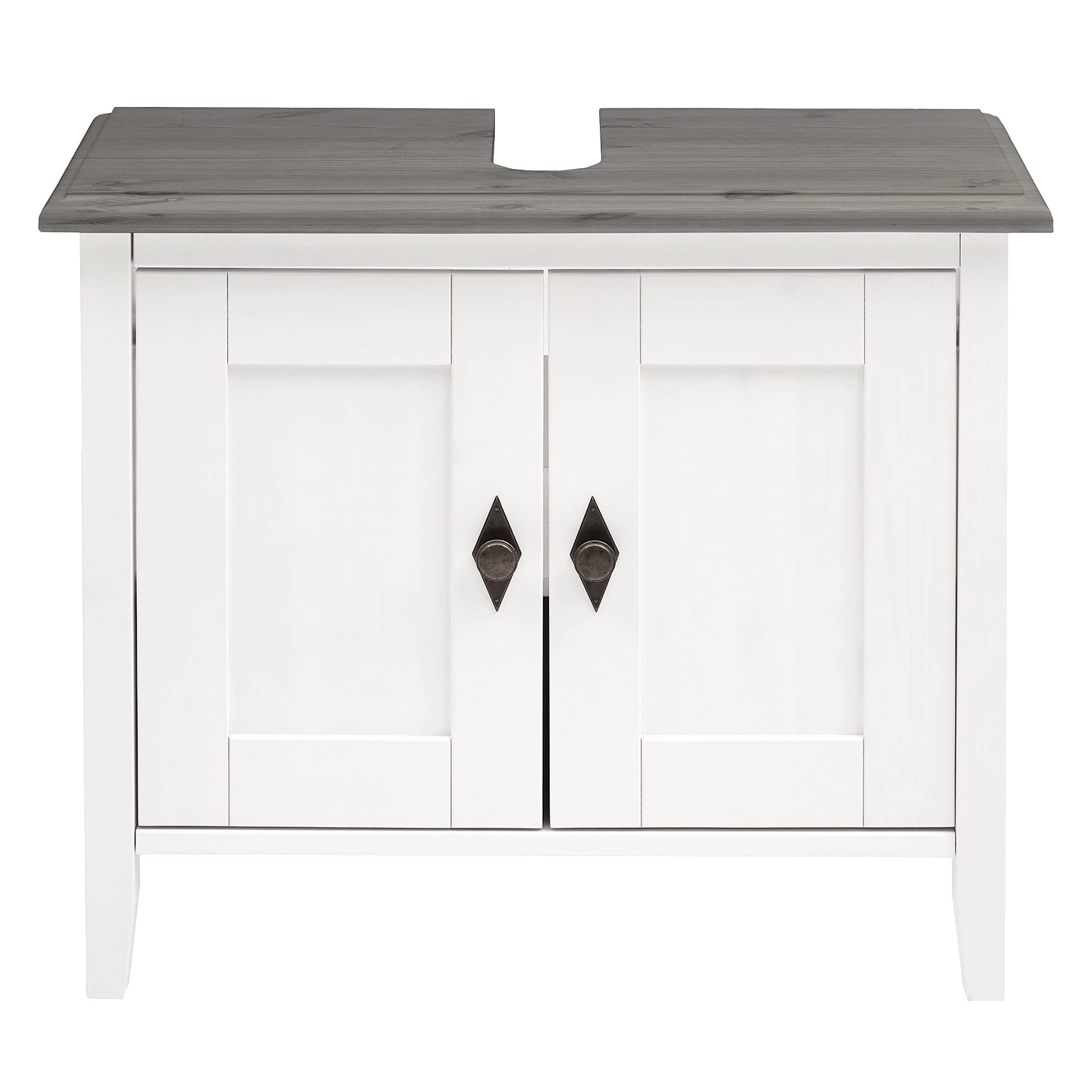 Maison Belfort Meuble sous vasque Bergen - Pin massif - Epicéa blanc / Epicéa gris 6 Maison Belfort Meuble sous vasque Bergen - Pin massif - Epicéa blanc / Epicéa gris – Image 4