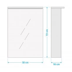 Schildmeyer Armoire de toilette Sarah - Blanc -Meubles de salle de bain Soldes 2022 1000220817 211008 163035000519 SKETCH DETAILS P000000001000220817 sketch