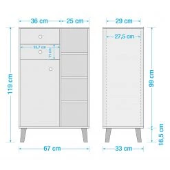 Schildmeyer Colonne de salle de bain Jonte I - Gris clair / Anthracite -Meubles de salle de bain Soldes 2022 1000221680 210311 15072200001 SKETCH DETAILS P000000001000221680 sketch