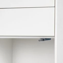 Mørteens Meuble bas Lindholm I - Partiellement en chêne massif - Blanc -Meubles de salle de bain Soldes 2022 1000223356 210322 08265000007 DETAILS P000000001000223356