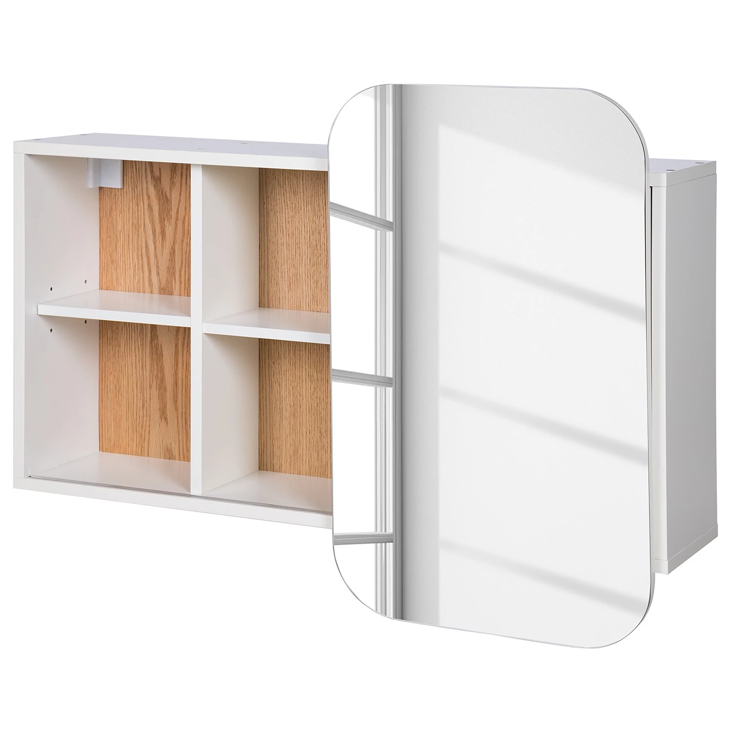 Mørteens Armoire de toilette Lindholm I - Blanc 8 Mørteens Armoire de toilette Lindholm I - Blanc – Image 6