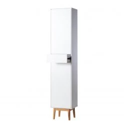 Mørteens Colonne de salle de bain Lindholm - Partiellement en chêne massif - Blanc -Meubles de salle de bain Soldes 2022 1000223393 210325 08205500005 DETAILS P000000001000223393