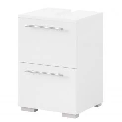 Schildmeyer Meuble sous lavabo Carlos - Blanc - Largeur : 40 cm