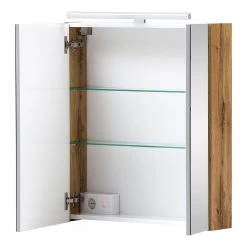 Schildmeyer Salle de bain Carlos III (2 éléments) - Éclairage inclus - Imitation chêne rustique -Meubles de salle de bain Soldes 2022 1000224868 201006 16224100047 DETAILS P000000001000224868