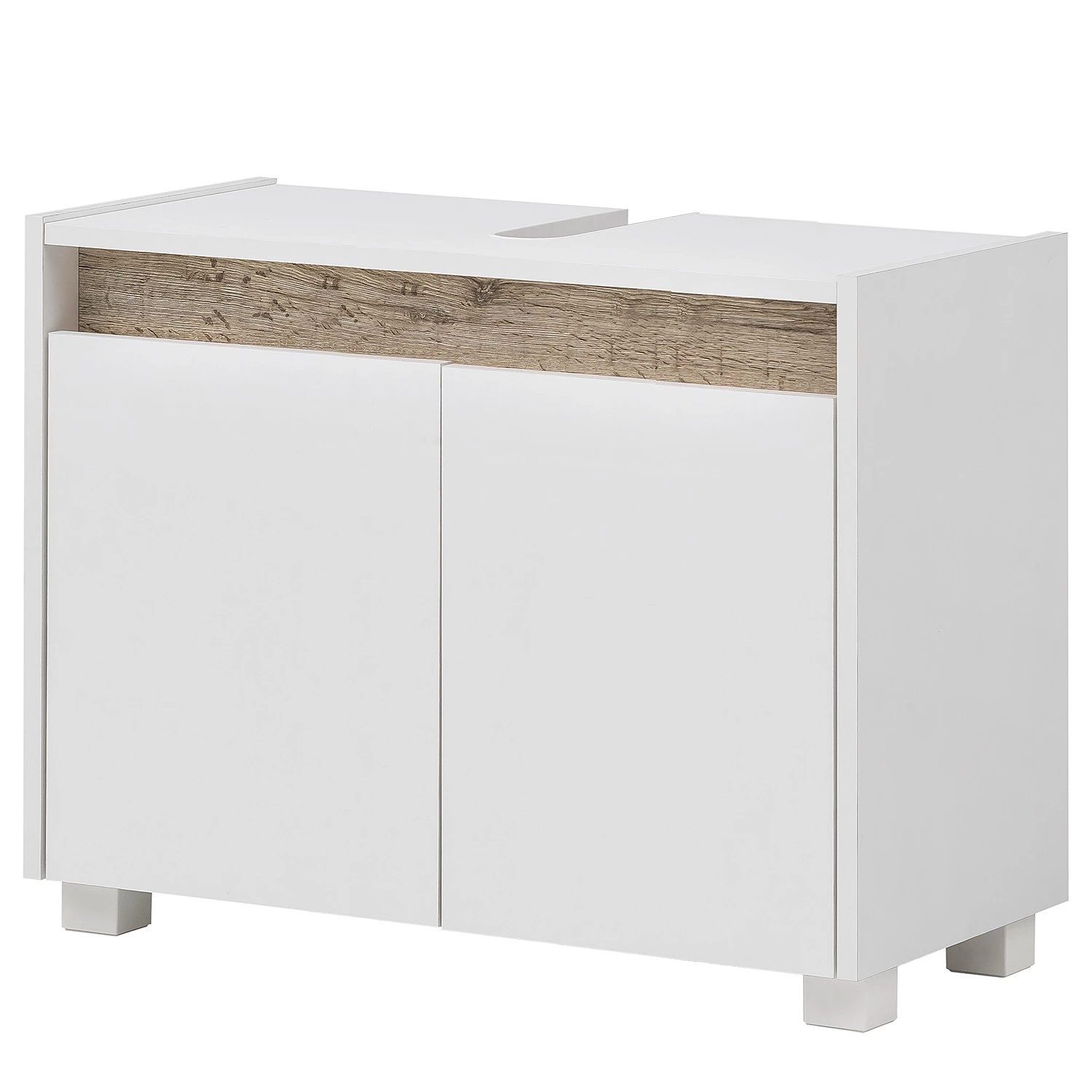 Schildmeyer Meuble sous lavabo Cosmo - Blanc - Largeur : 80 cm 3 Schildmeyer Meuble sous lavabo Cosmo - Blanc - Largeur : 80 cm