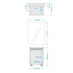 Schildmeyer Salle de bain Cosmo III (2 éléments) - Anthracite -Meubles de salle de bain Soldes 2022 1000224901 201016 14015500024 SKETCH DETAILS P000000001000224901 sketch