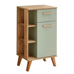 Pelipal Meuble bas Quickset 963 - Sauge / Imitation chêne Riviera