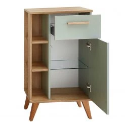 Pelipal Meuble bas Quickset 963 - Sauge / Imitation chêne Riviera -Meubles de salle de bain Soldes 2022 1000225830 201016 14350100012 DETAILS P000000001000225830