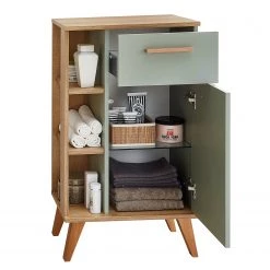 Pelipal Meuble bas Quickset 963 - Sauge / Imitation chêne Riviera -Meubles de salle de bain Soldes 2022 1000225830 201016 14350100013 DETAILS P000000001000225830