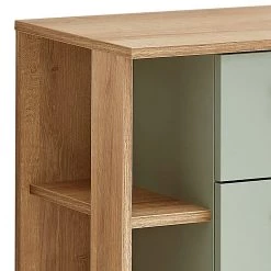 Pelipal Meuble bas Quickset 963 - Sauge / Imitation chêne Riviera -Meubles de salle de bain Soldes 2022 1000225830 201016 14350100014 DETAILS P000000001000225830