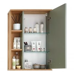 Pelipal Armoire suspendue Quickset 963 - Sauge / Imitation chêne Riviera -Meubles de salle de bain Soldes 2022 1000225841 201016 14351500051 DETAILS P000000001000225841